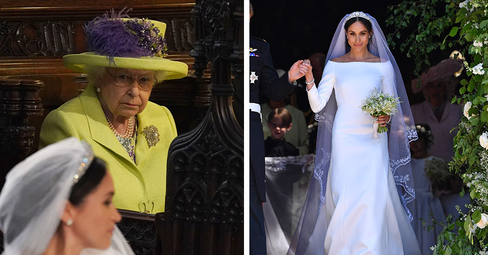 La Reine Lisabeth Ii N A Pas Appr Ci La Robe De Mariage De Meghan