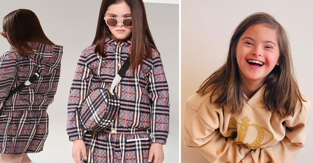 La nouvelle égérie de Burberry est Roni Littman une jeune fille de 9