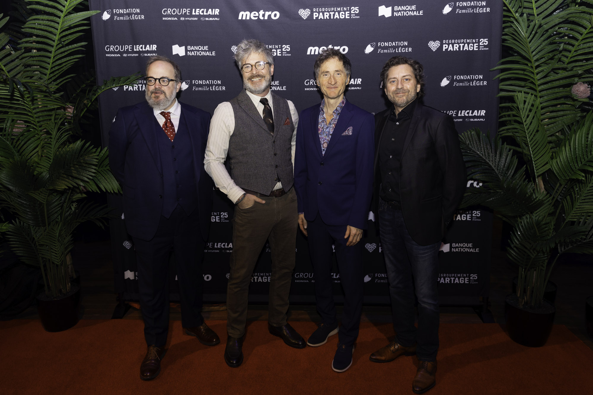 Olivier Aubin, Stéphane Archambault, Emmanuel Bilodeau et Louis-David Morasse