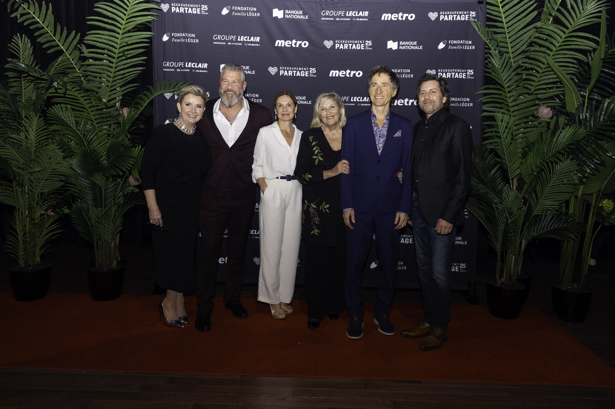 Nathalie Simard, Emmanuel Auger, Lynda Johnson, Danielle Ouimet, Emmanuel Bilodeau et Louis-David Morasse