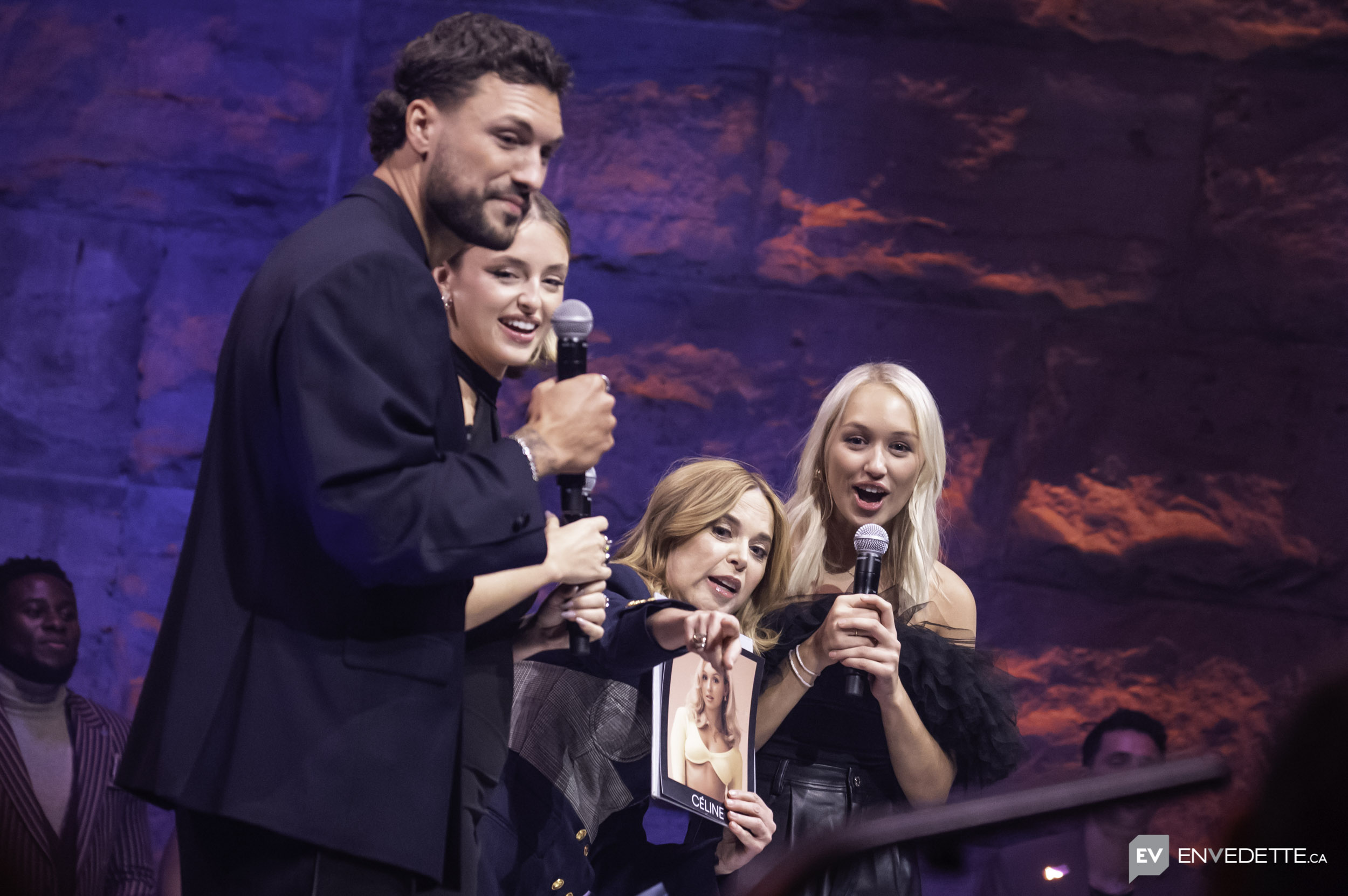 Frédérick Robichaud, Alicia Moffet, Julie Snyder et Céline Girouard