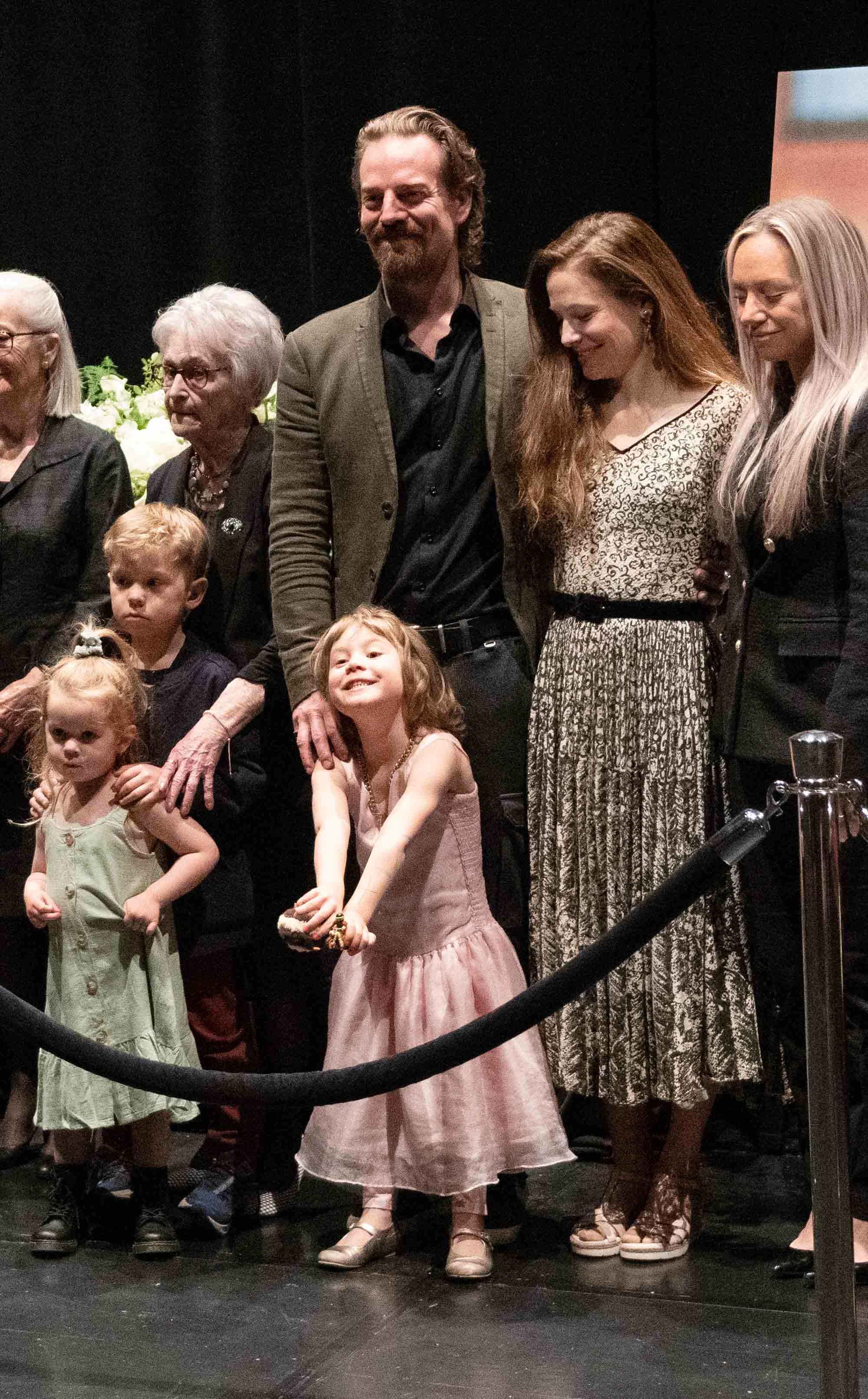 maxime Le Flaguais, caroline dhavernas et leur fille