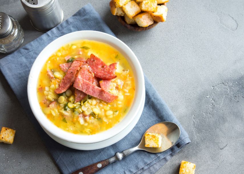 Recette Traditionnelle De Soupe Aux Pois Et Jambon