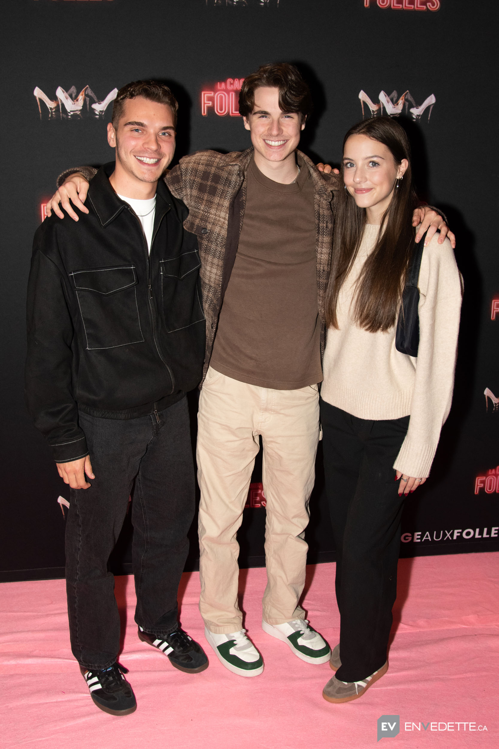 Anthony Bouchard, Justin Morissette, Raphaëlle Morissette