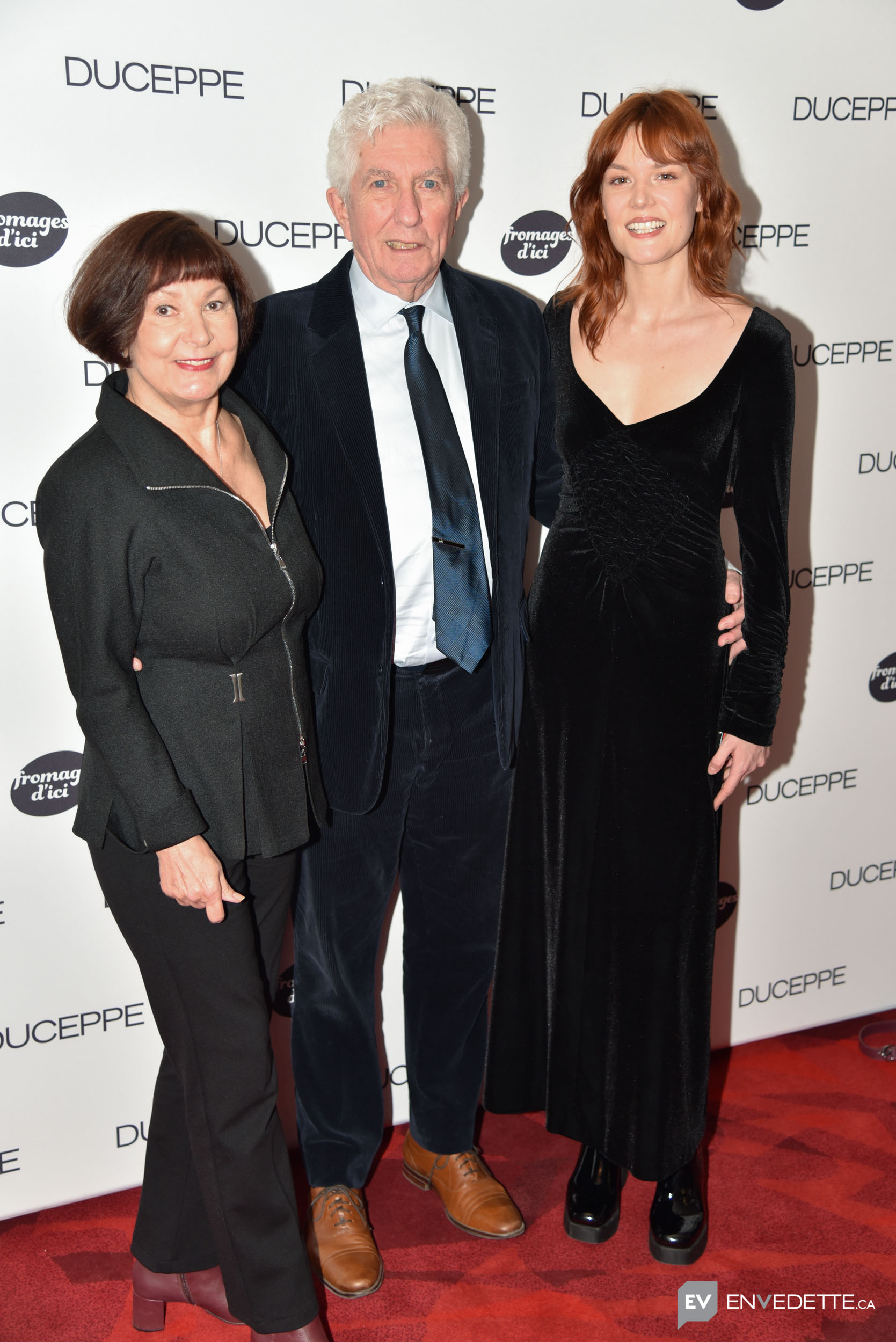 Yolande Brunelle, Gilles Duceppe, Camille Duceppe.