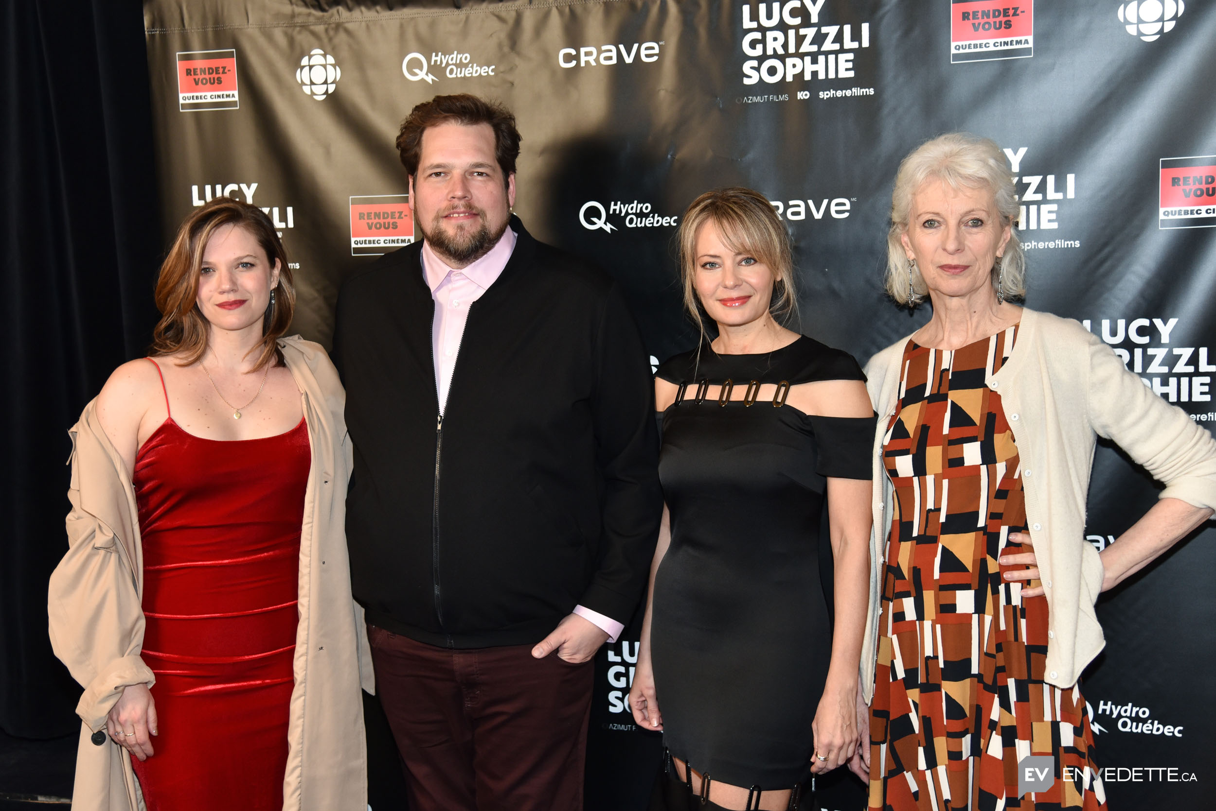 Guillaume Cyr, Catherine-Anne Toupin, Lise Roy et Marjorie Armstrong