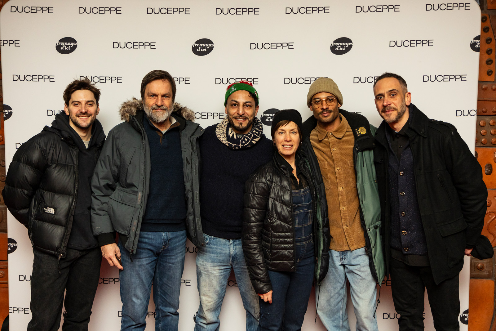 Gabriel Lemire, Benoît Gouin, Reda Guerinik, Céline Bonnier, Iannicko N'Doua et Ariel Ifergan