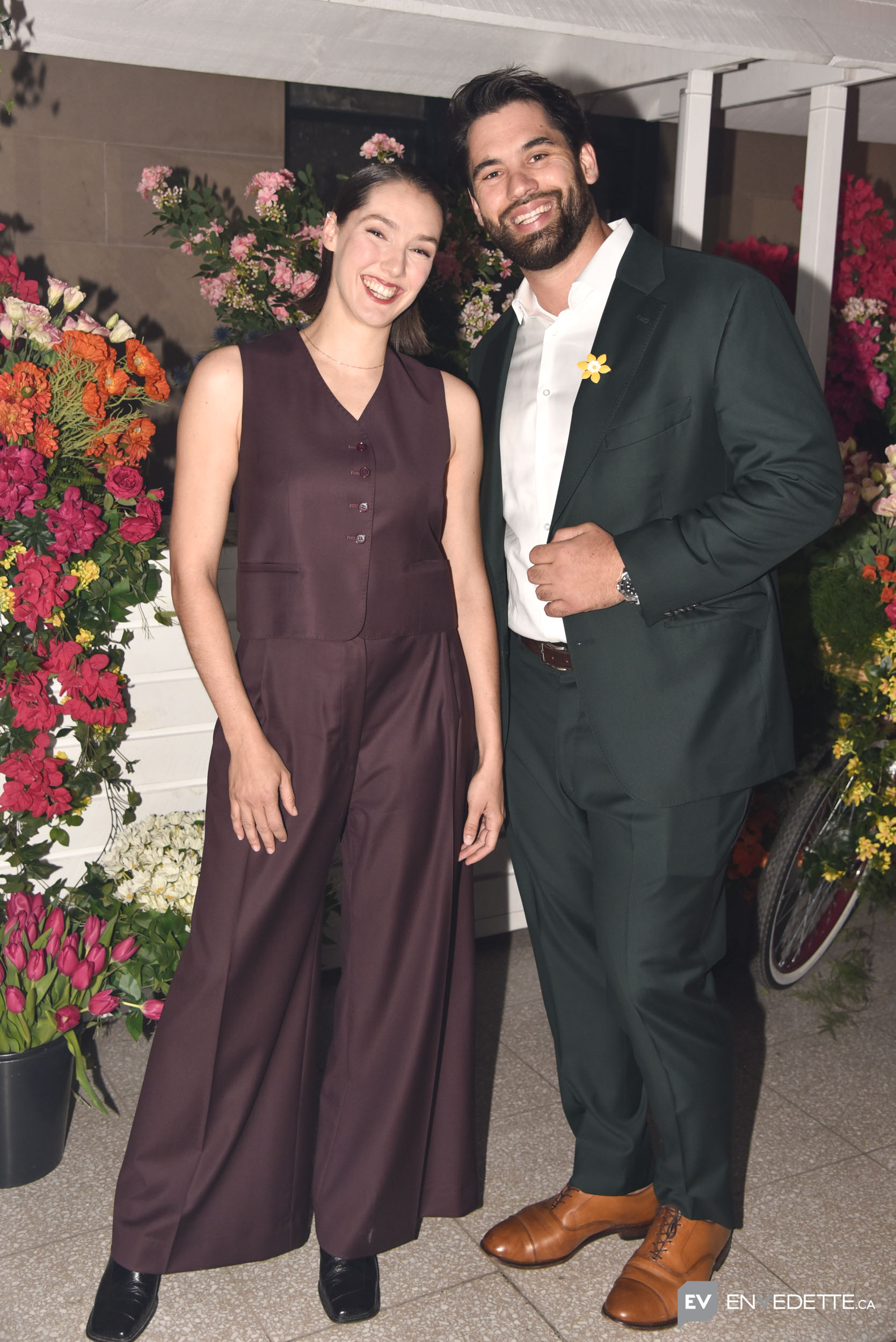 Laurent Duvernay-Tardif et son amoureuse Florence Dubé-Moreau