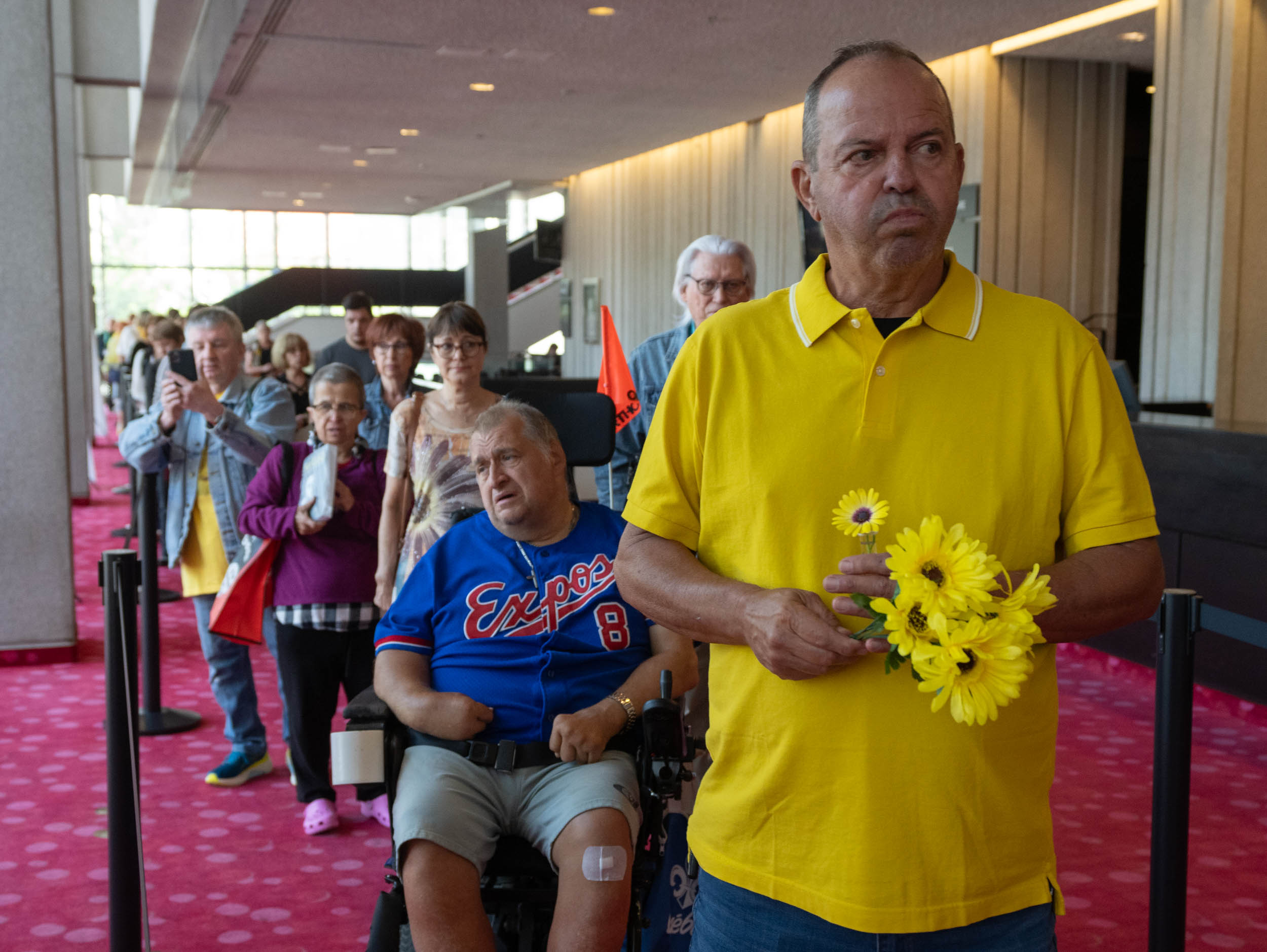 Les fans venus rendre hommage à Jean-Pierre Ferland