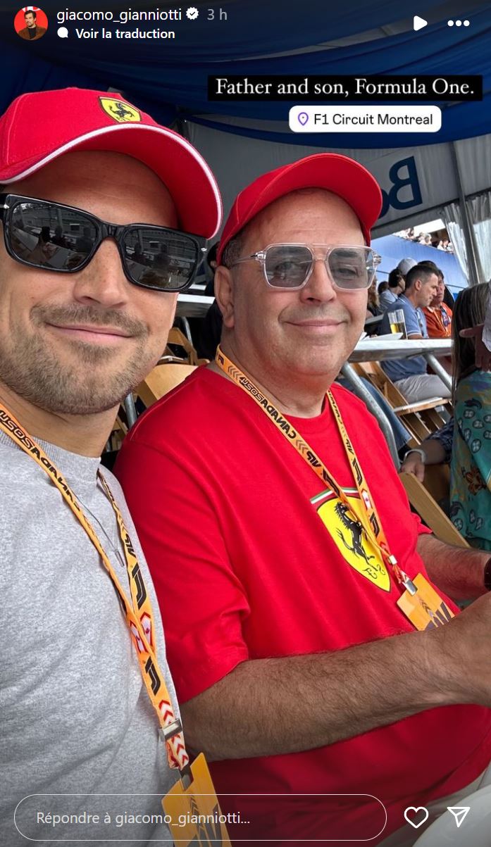 Giacomo Gianniotti et son père