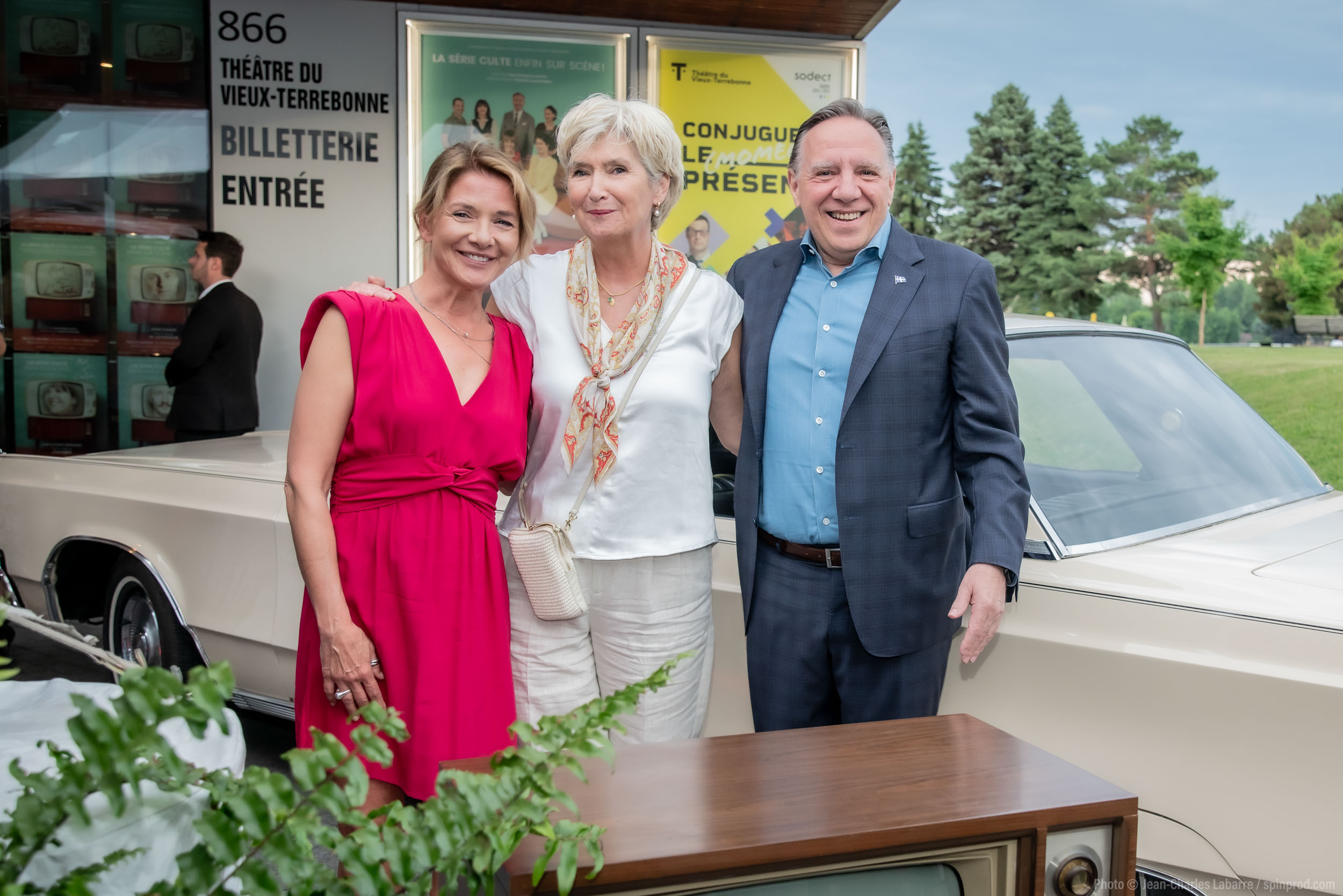 Isabel Richer, Isabelle Brais et François Legault