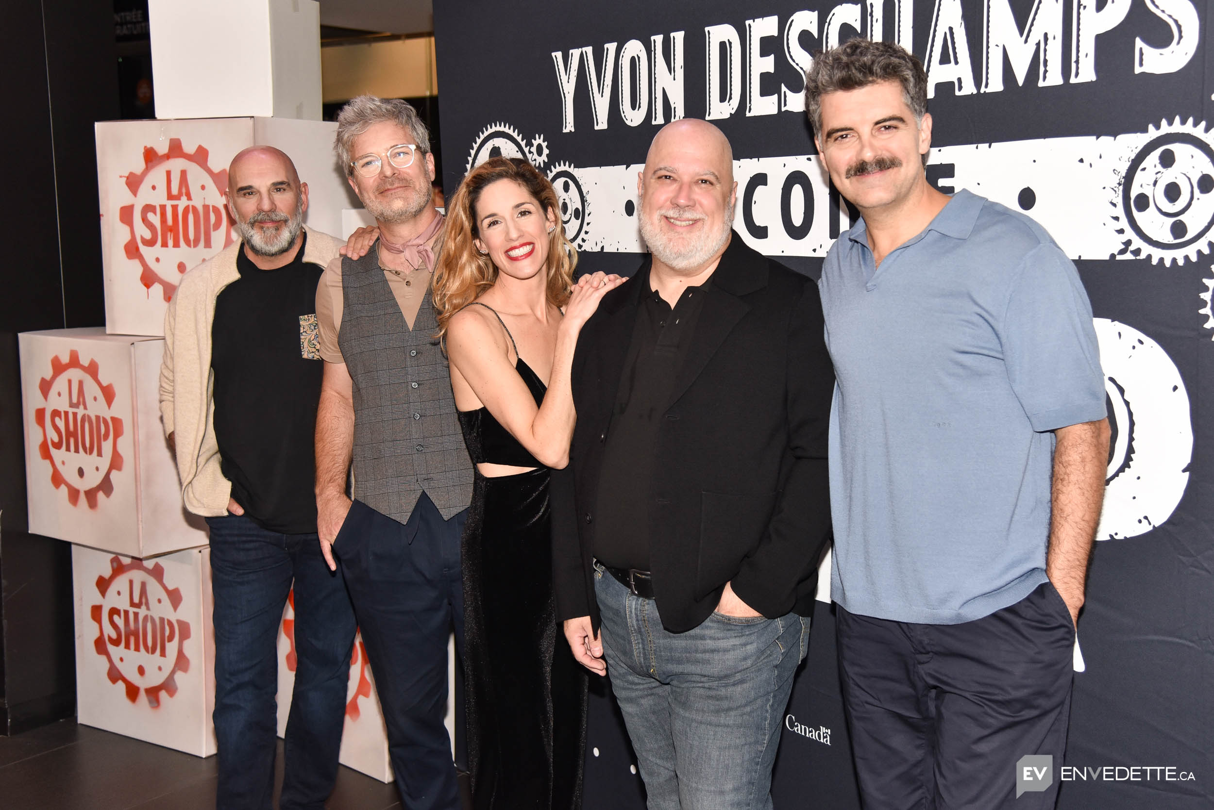 Sylvain Marcel, Stéphane Archambault, Elizabeth Duperré, Jean-François Blais et David Savard