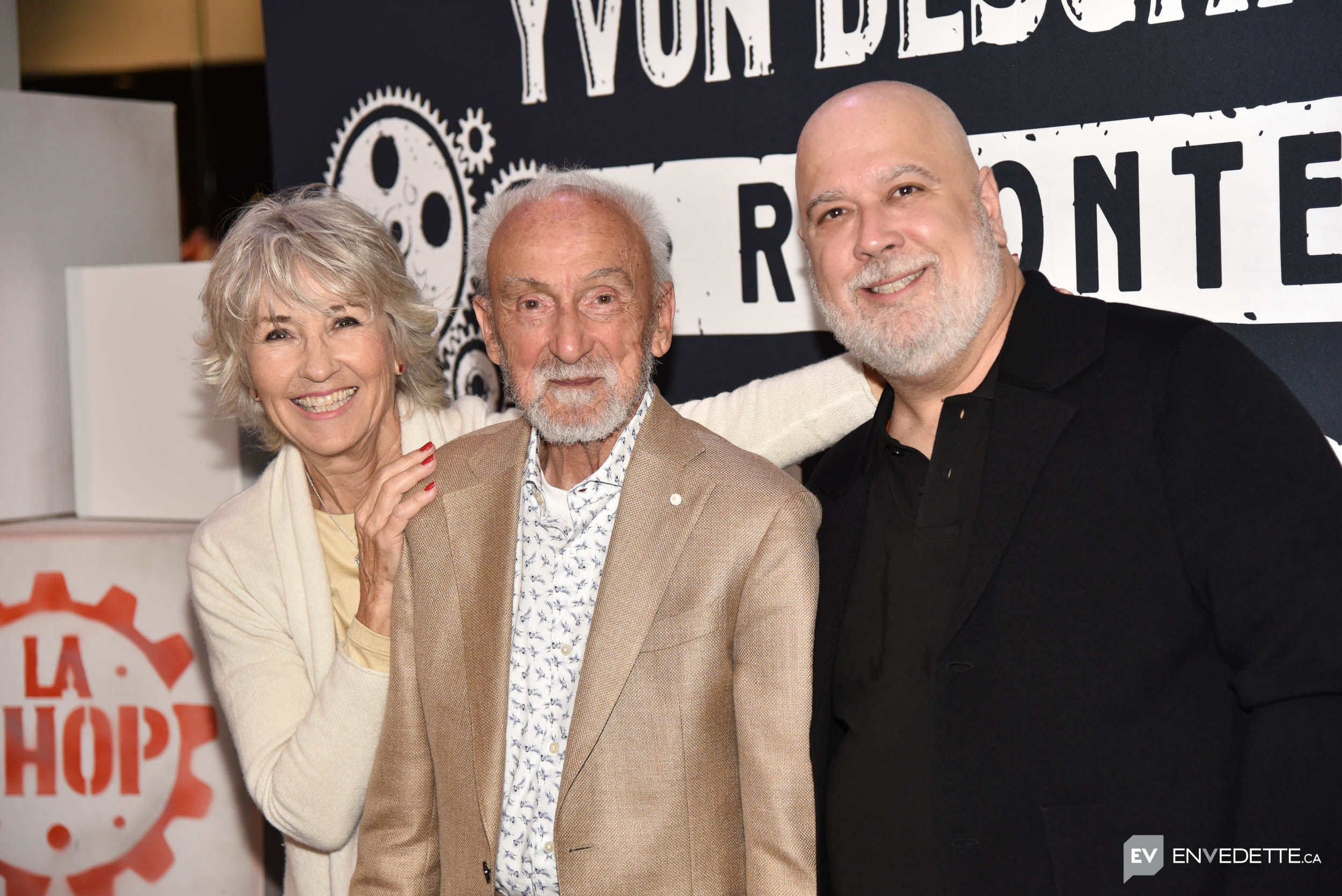 Judi Richards, Yvon Deschamps et Jean-François Blais