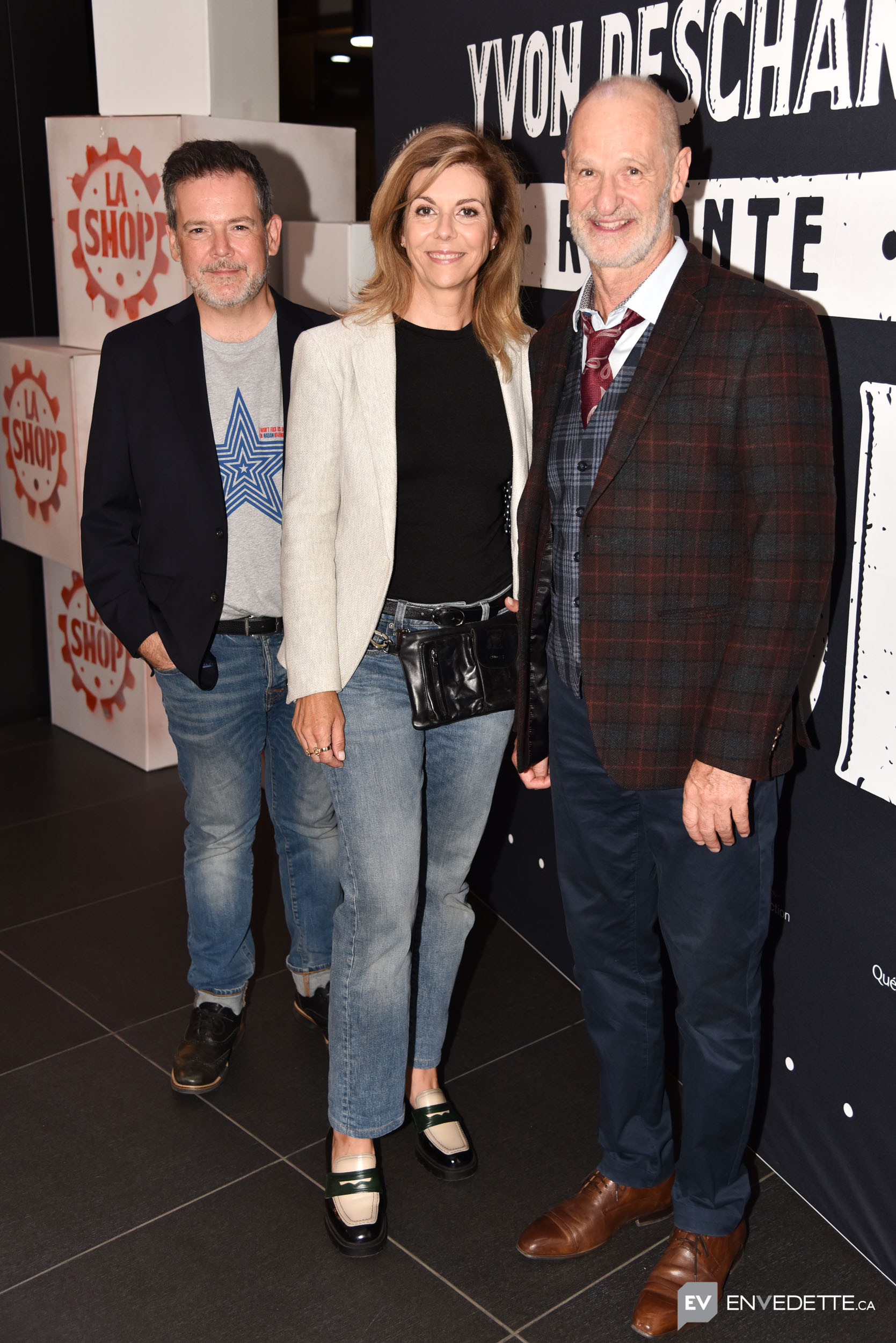 Stéphan Allard, Myriam LeBlanc et Roger Larue