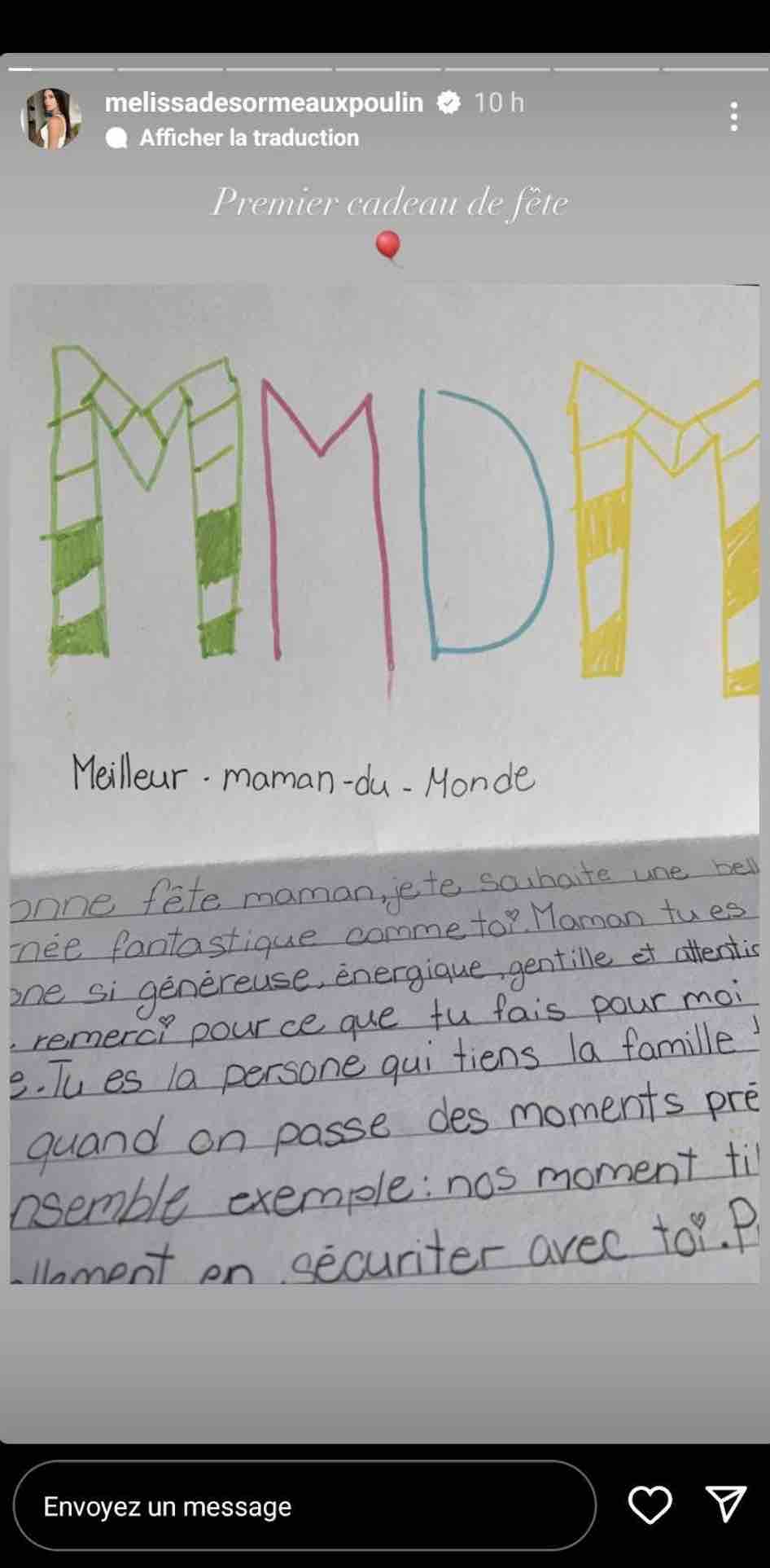 Anniversaire de Mélissa Désormeaux-Poulin: voyez l'adorable façon dont ses  filles l'ont souligné