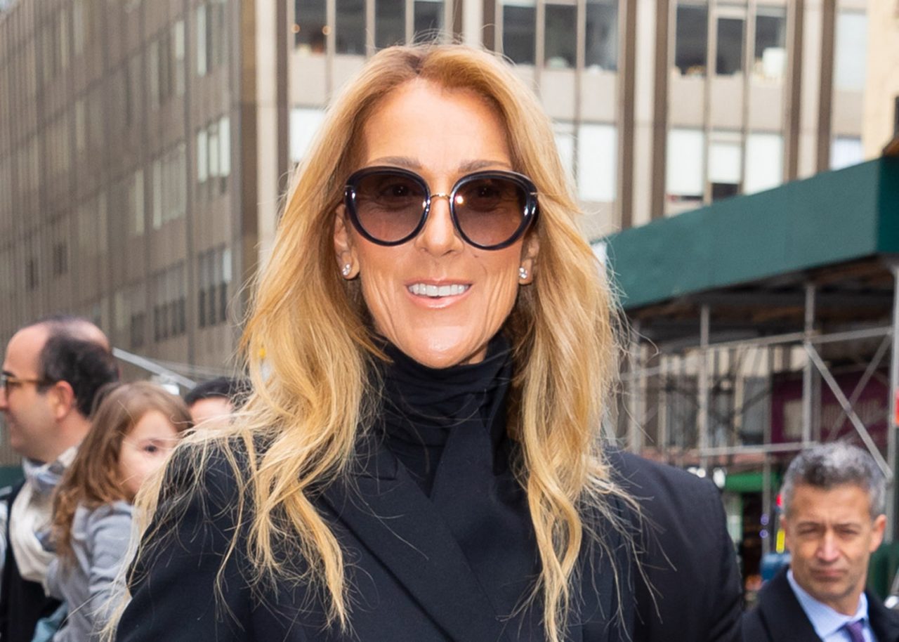 NEW YORK, NEW YORK - FEBRUARY 29: Celine Dion departs her hotel on February 29, 2020 in New York City. (Photo by Gotham/GC Images)