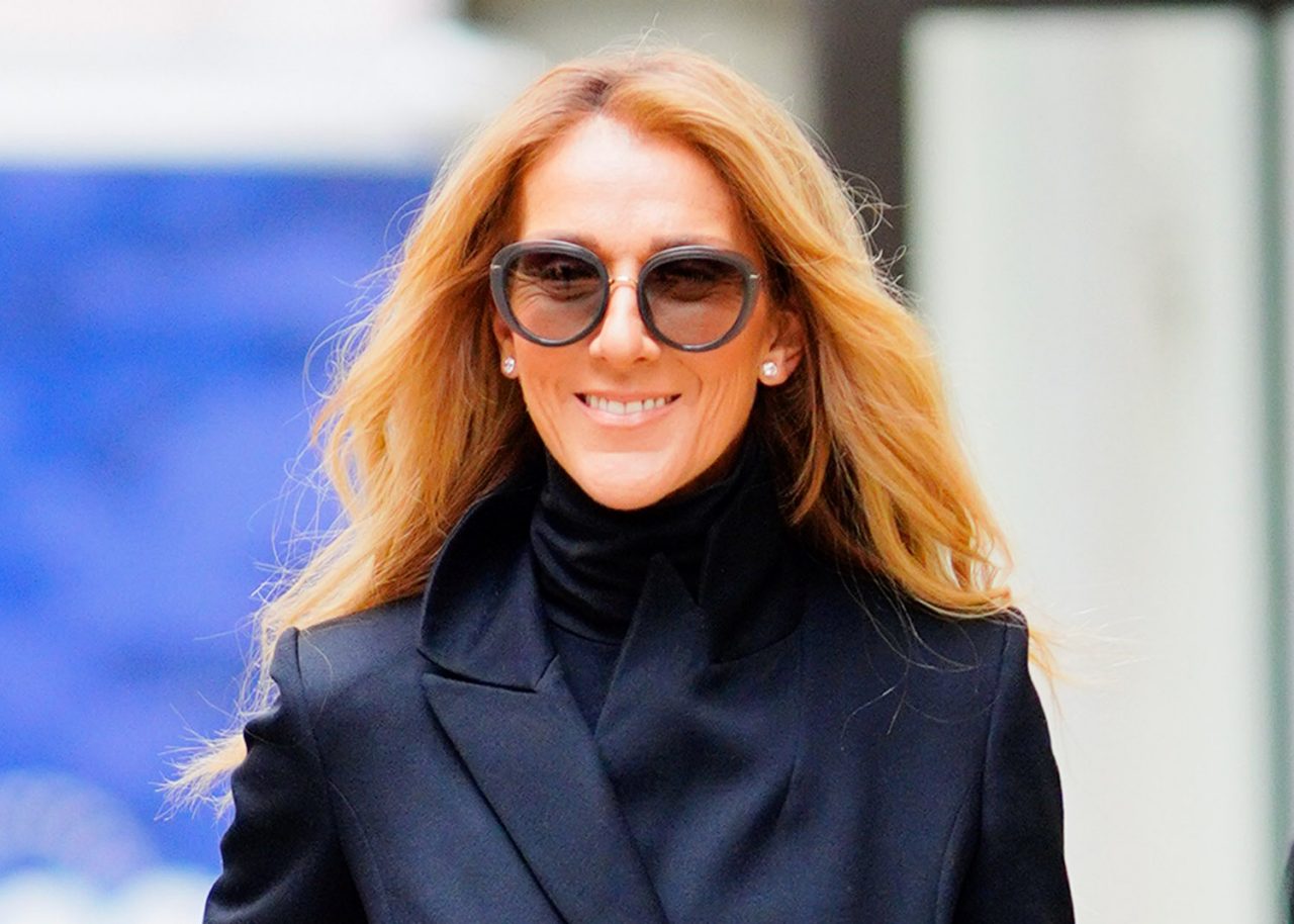 NEW YORK, NEW YORK - FEBRUARY 29: Celine Dion turns the streets of New York into her own personal runway on February 29, 2020 in New York City. (Photo by Gotham/GC Images)