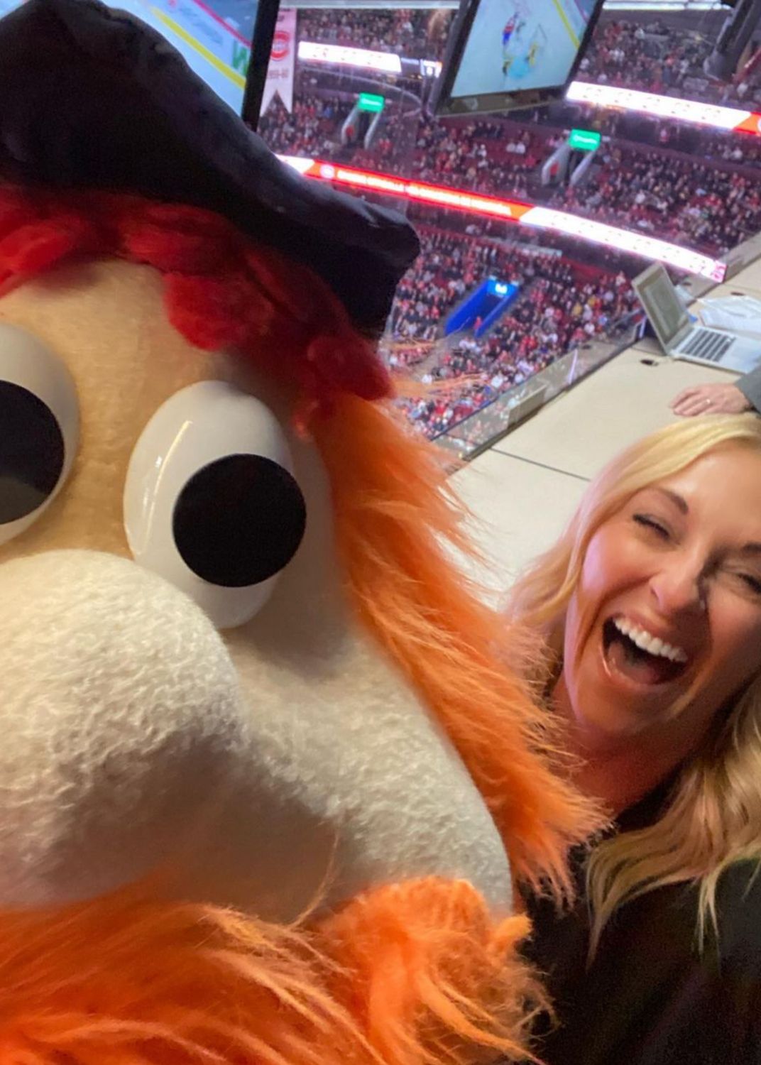 Chantal Machabee et Youppi