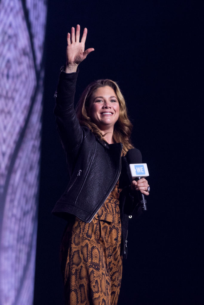 VANCOUVER, BC - NOVEMBER 22: Sophie Gregoire Trudeau speaks at WE Day Vancouver at Rogers Arena on November 22, 2018 in Vancouver, Canada. (Photo by Phillip Chin/WireImage)