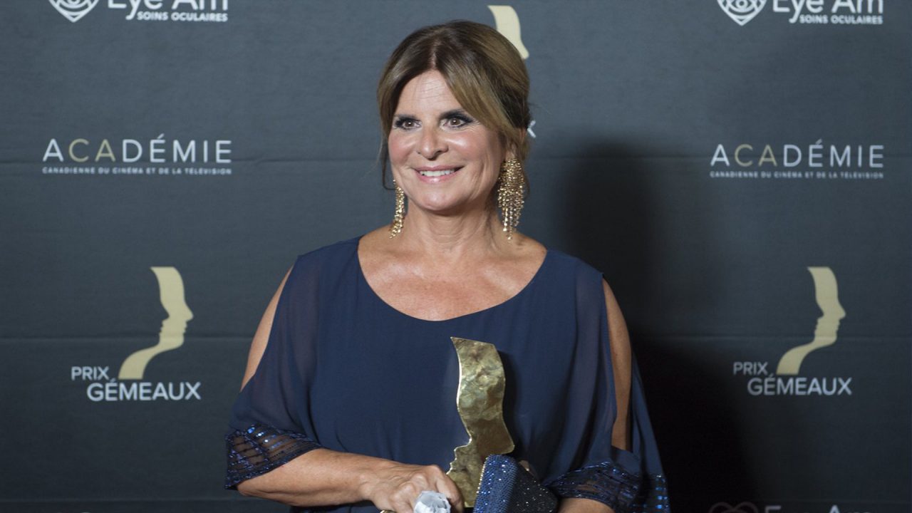 Guylaine Tremblay arrive à la cérémonie de remise des prix Gala Gemeaux à Montréal, le dimanche 15 septembre 2019.