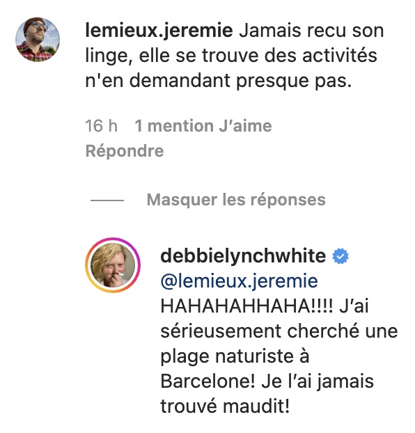 Debbie commentaire