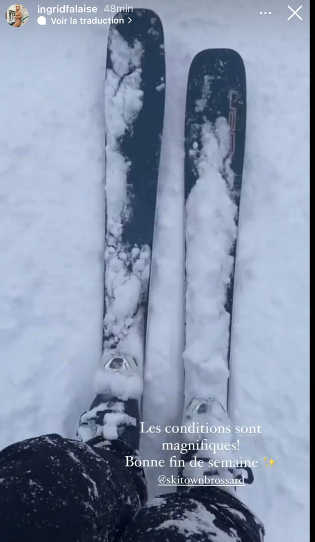 Découvrez comment vos vedettes préférées affrontent la tempête de neige