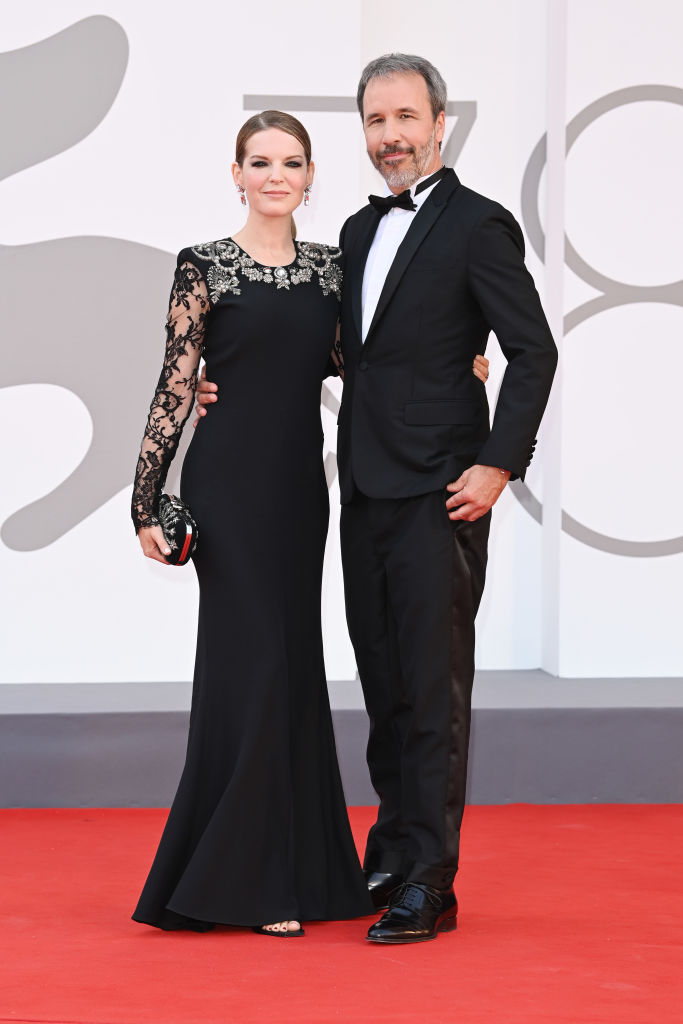 VENICE, ITALY - SEPTEMBER 03: Tanya Lapointe and Director Denis Villeneuve attend the red carpet of the movie "Dune" during the 78th Venice International Film Festival on September 03, 2021 in Venice, Italy. (Photo by Daniele Venturelli/WireImage)