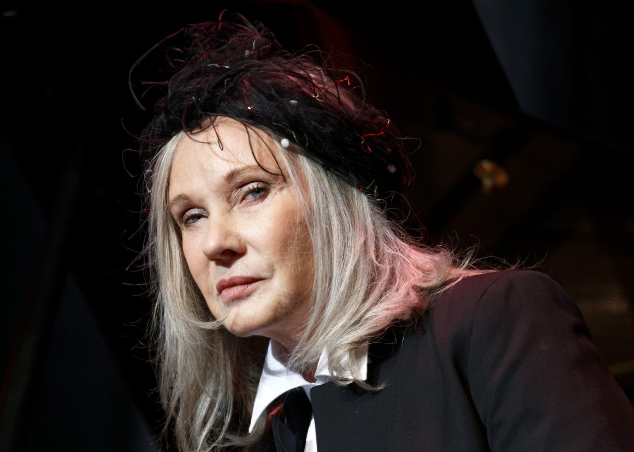 LYON, FRANCE - OCTOBER 20:  Diane Dufresne performs on stage during The Lumiere Prize ceremony during 9th Film Festival Lumiere on October 20, 2017 in Lyon, France.  (Photo by Sylvain Lefevre/Getty Images)