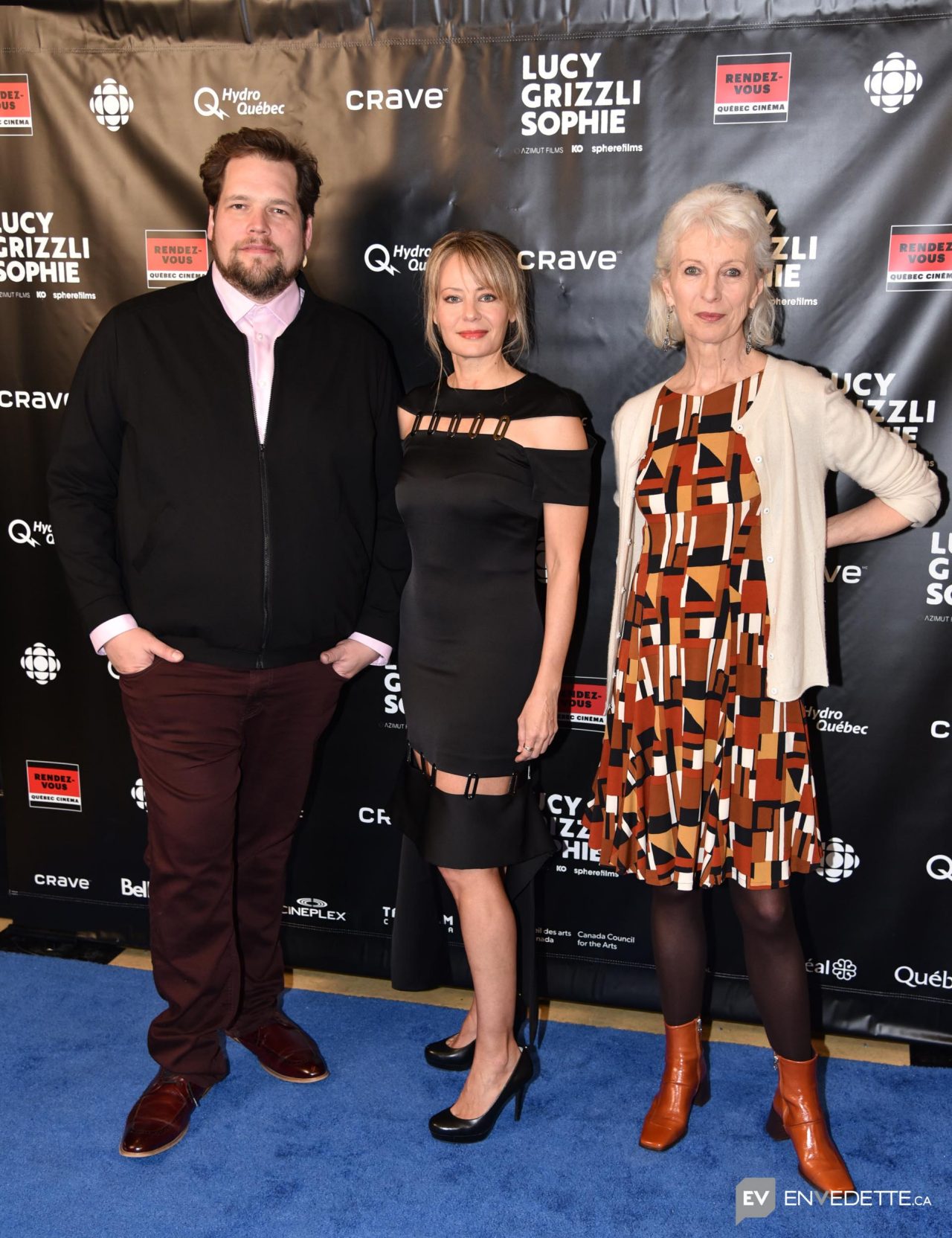 Guillaume Cyr, Catherine-Anne Toupin et Lise Roy