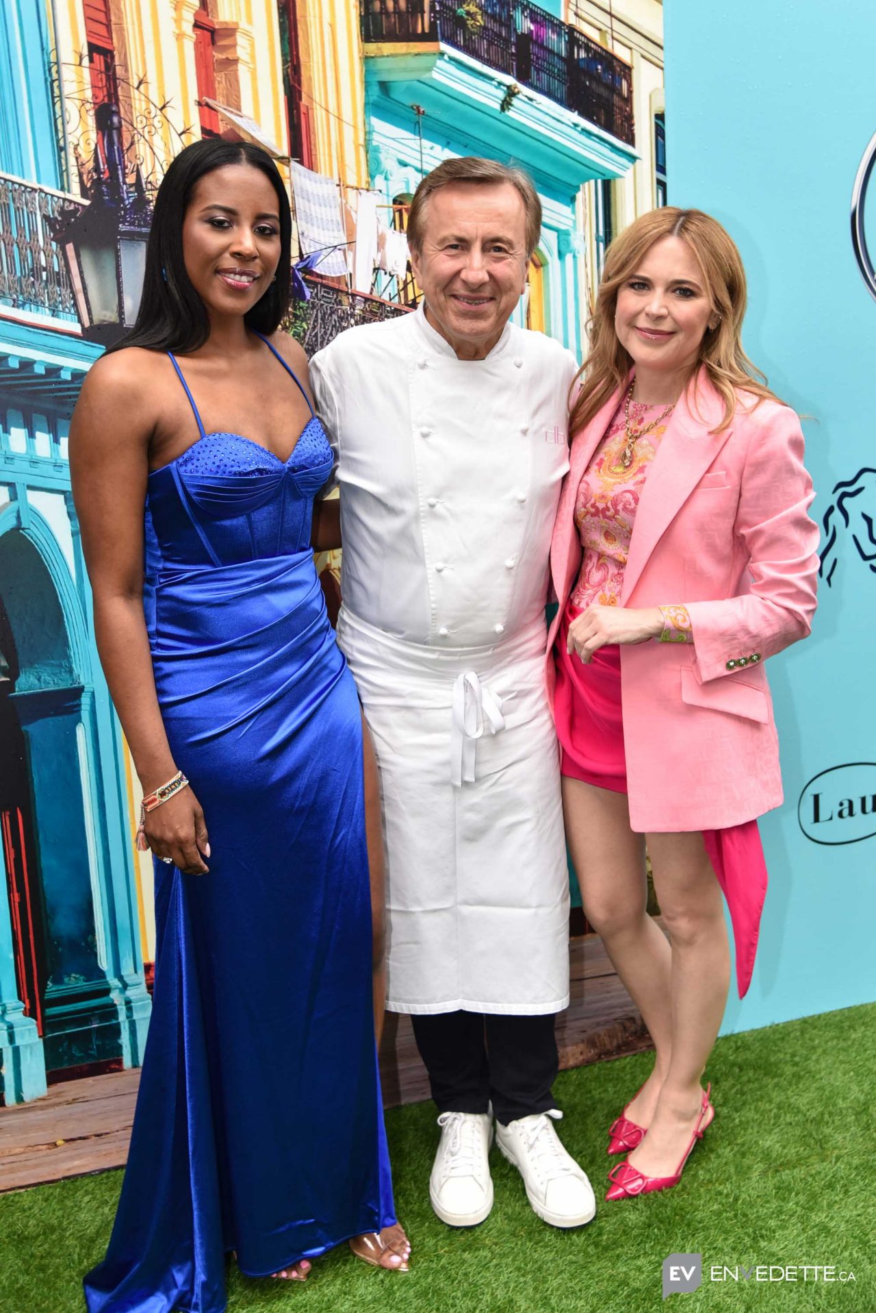 Julie Snyder,  Djody Jean-Claude et le chef Daniel Boulud