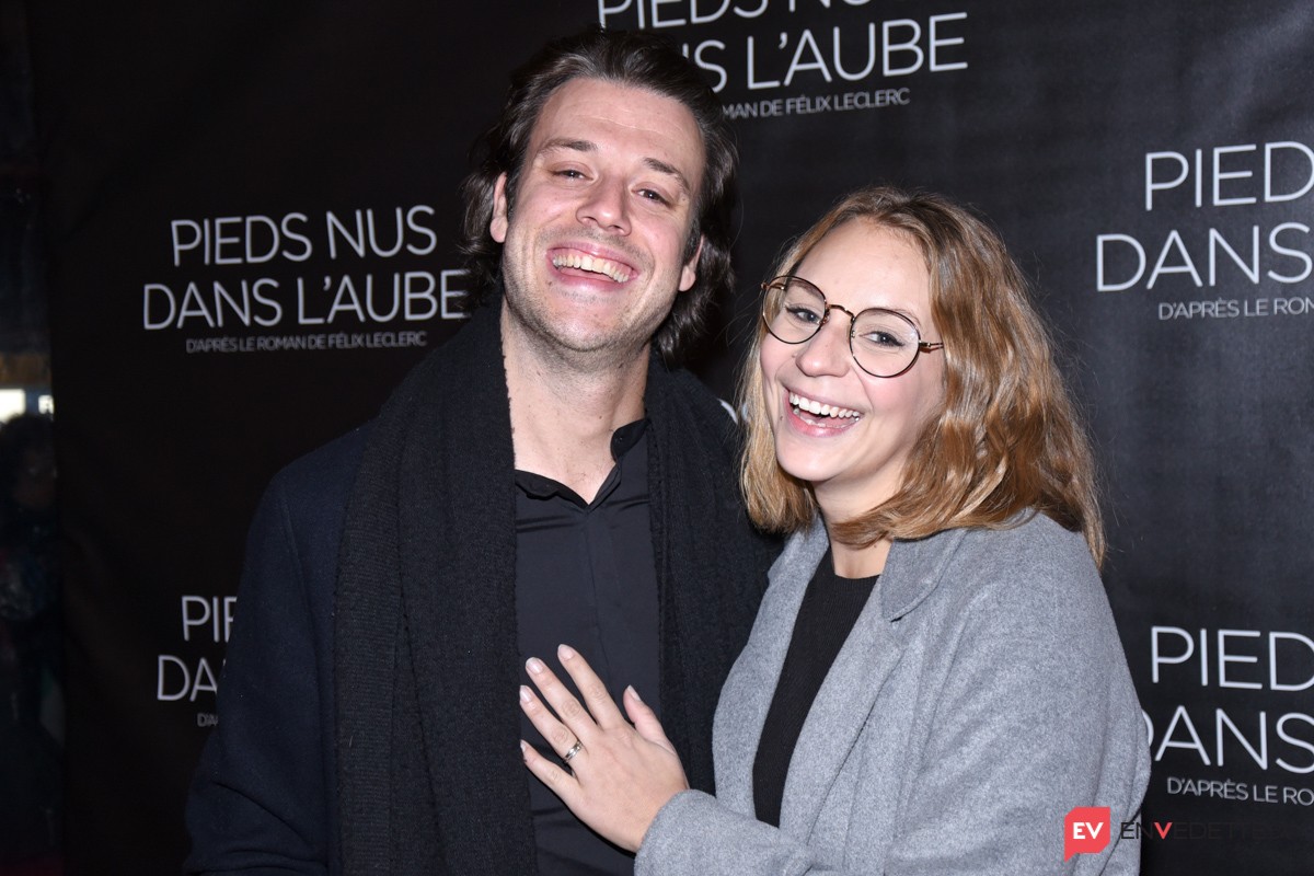 Adorable moment entre Léane Labrèche-Dor et son amoureux Mickaël Gouin, qui joue dans le film