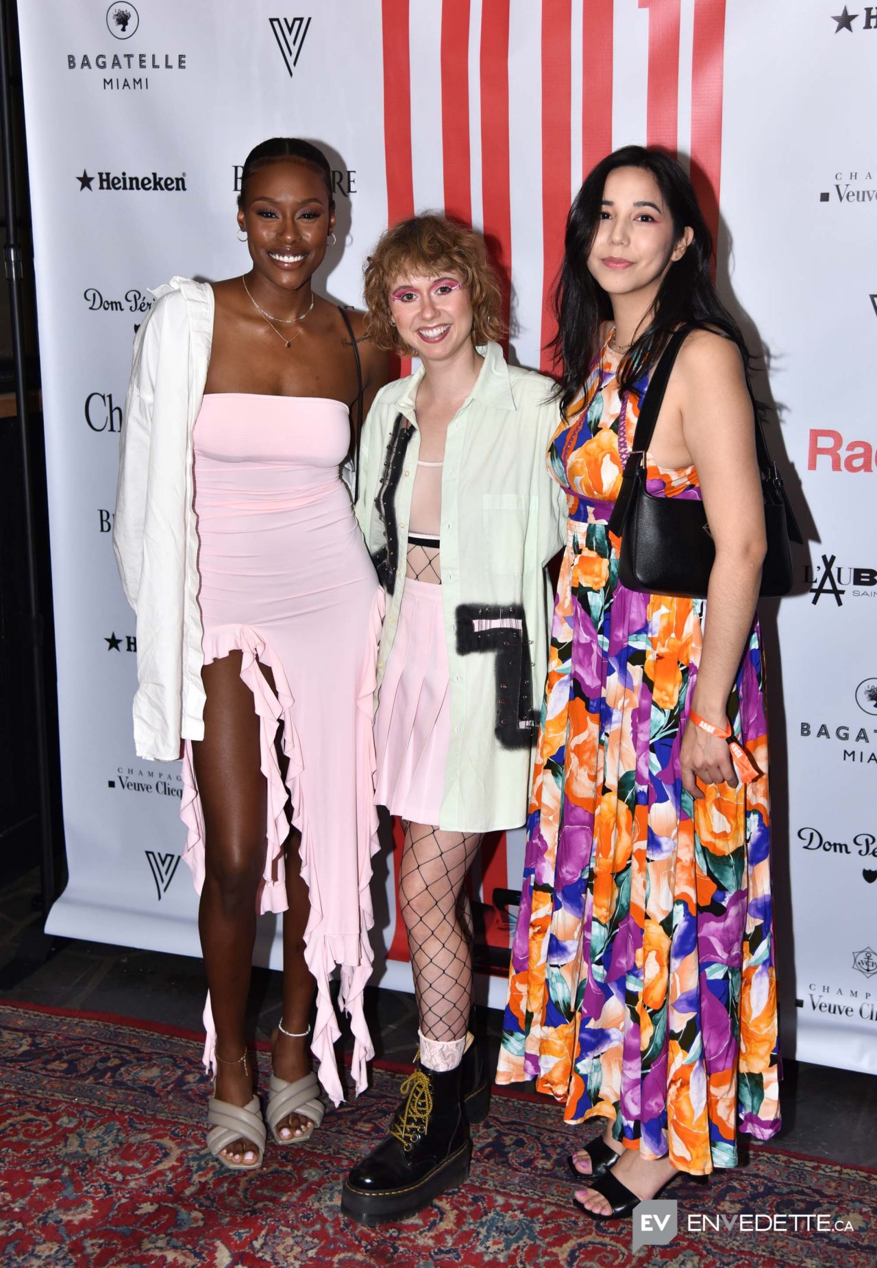 Naïla Louidort, Marianne Verville et Jemmy Echaquan