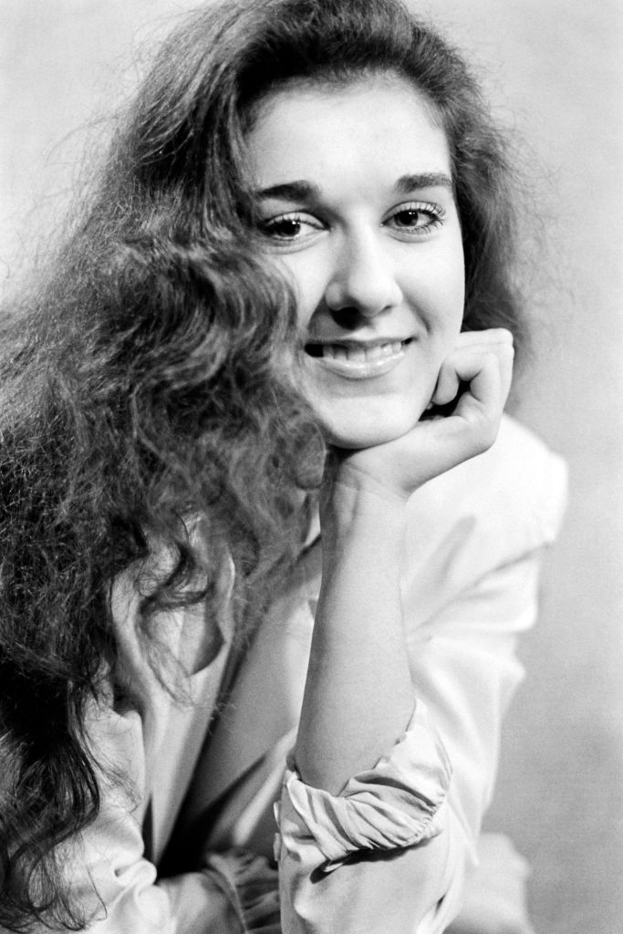 Portrait taken on November 7, 1984 shows Canadian singer Celine Dion, aged of 16, prior to the opening for Patrick Sebastien at Paris Olympia.  AFP PHOTO PHILIPPE WOJAZER (Photo by PHILIPPE WOJAZER / AFP) (Photo by PHILIPPE WOJAZER/AFP via Getty Images)