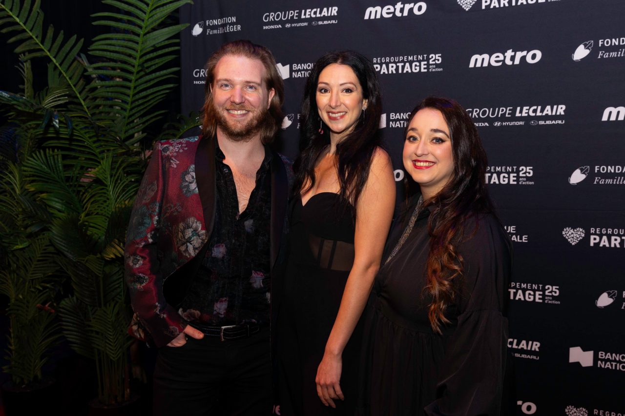 Simon Fréchette-Daoust, Rita Tabbakh et Jade Bruneau