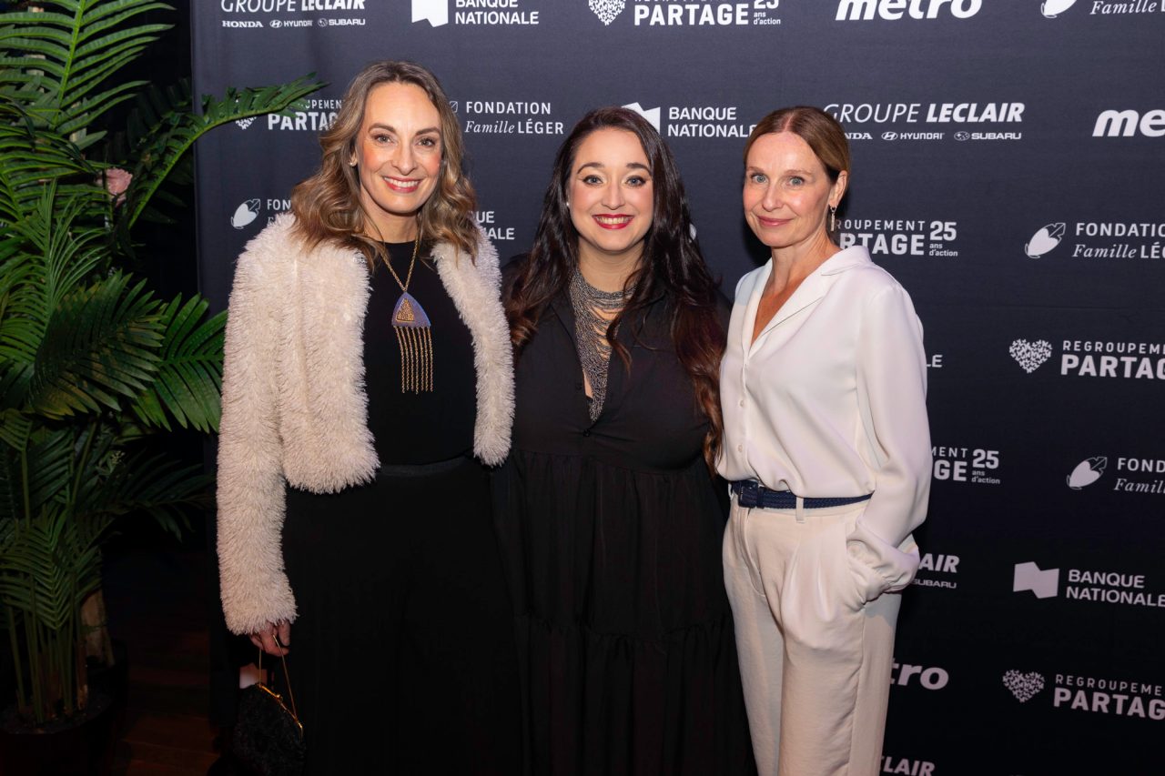 Geneviève Alarie, Jade Bruneau et Lynda Johnson