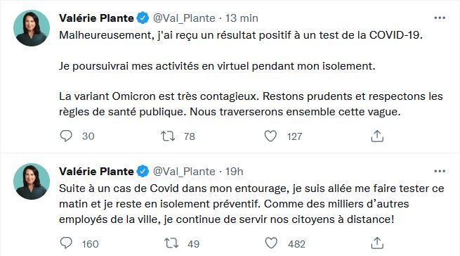 Valerie plante covid