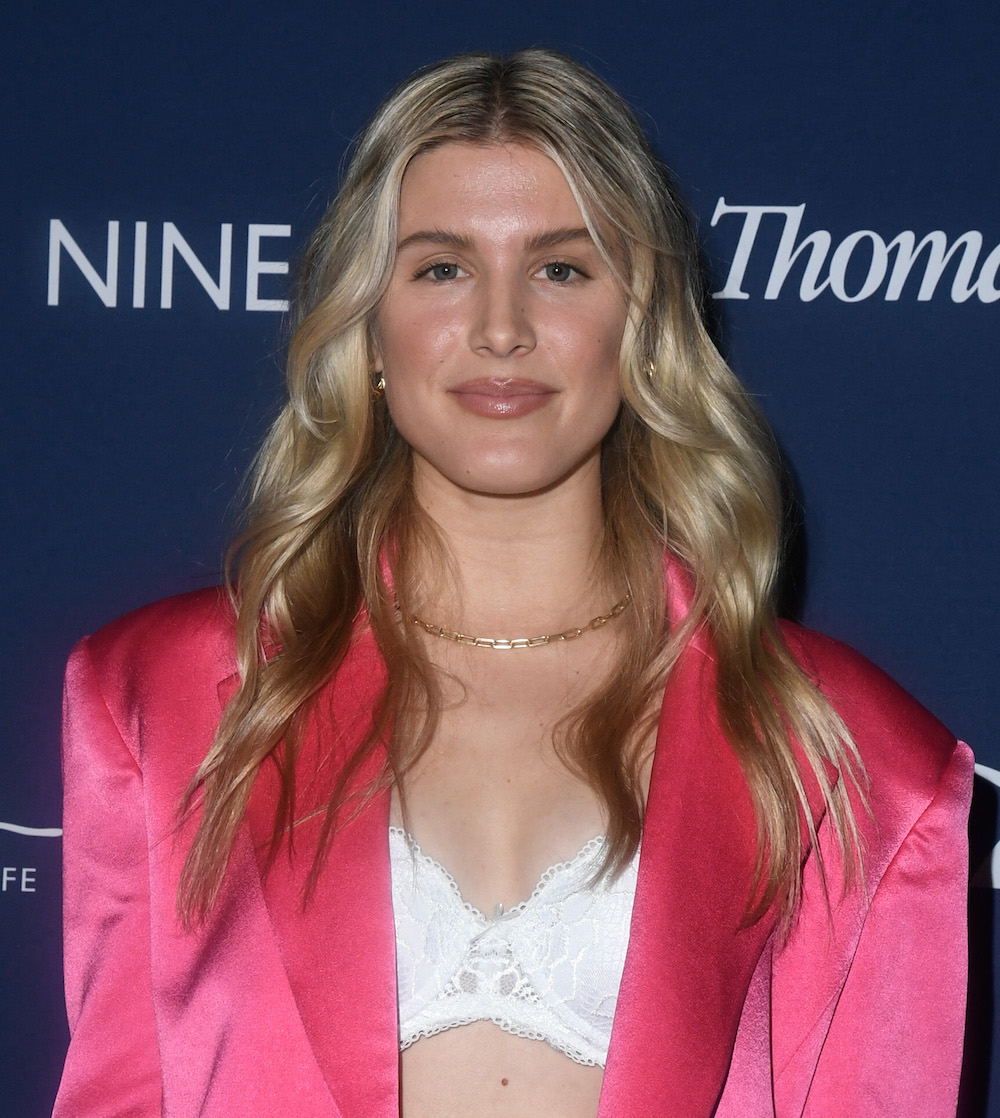 LAS VEGAS, NEVADA - FEBRUARY 10: Genie Bouchard arrives at SI The Party at XS nightclub at Encore Las Vegas on February 10, 2024 in Las Vegas, Nevada. (Photo by Mindy Small/Getty Images)