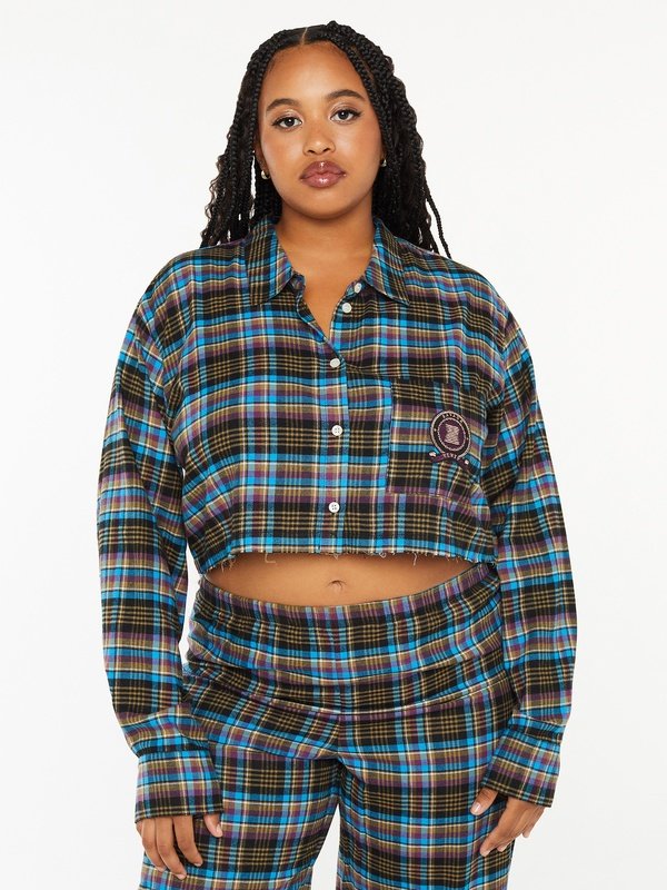 Haut pyjama tartan Savage Fenty